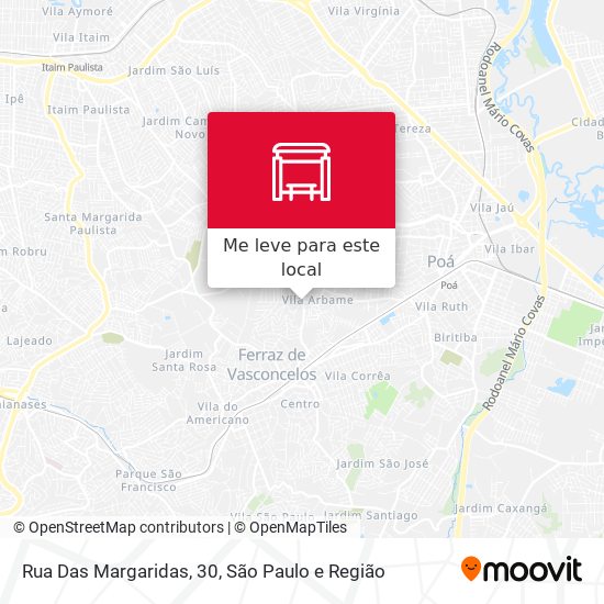 Rua Das Margaridas, 30 mapa