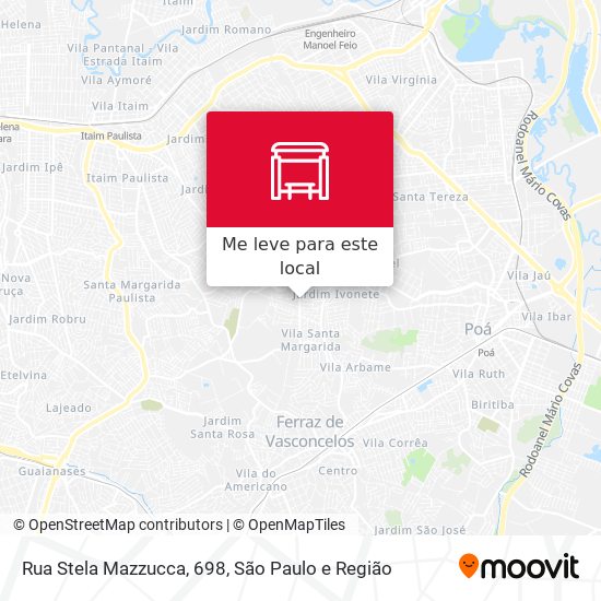 Rua Stela Mazzucca, 698 mapa