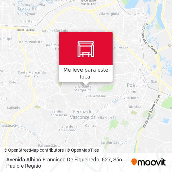 Avenida Albino Francisco De Figueiredo, 627 mapa