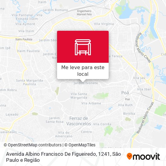 Avenida Albino Francisco De Figueiredo, 1241 mapa