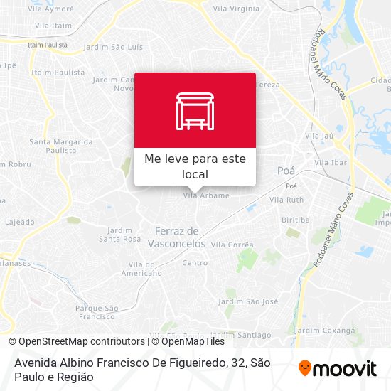 Avenida Albino Francisco De Figueiredo, 32 mapa