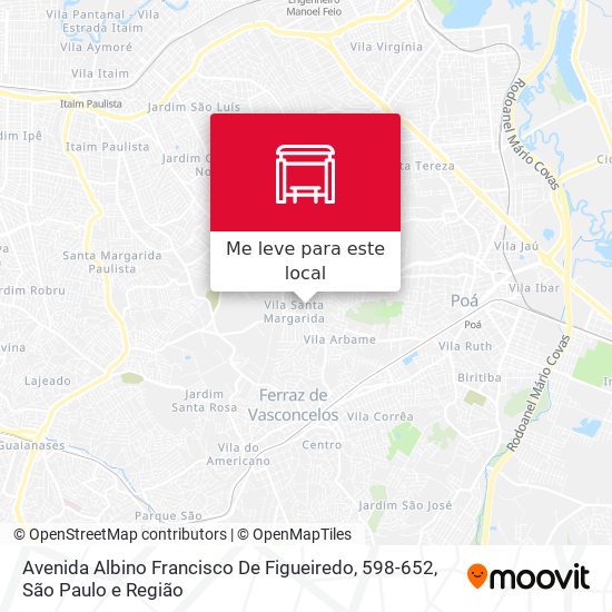 Avenida Albino Francisco De Figueiredo, 598-652 mapa