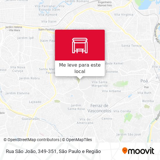 Rua São João, 349-351 mapa