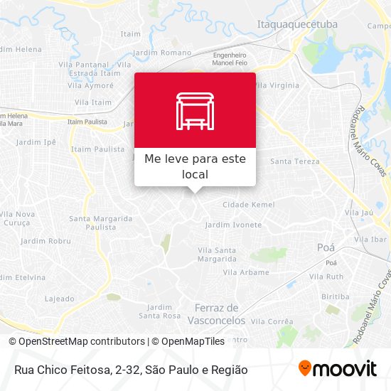 Rua Chico Feitosa, 2-32 mapa