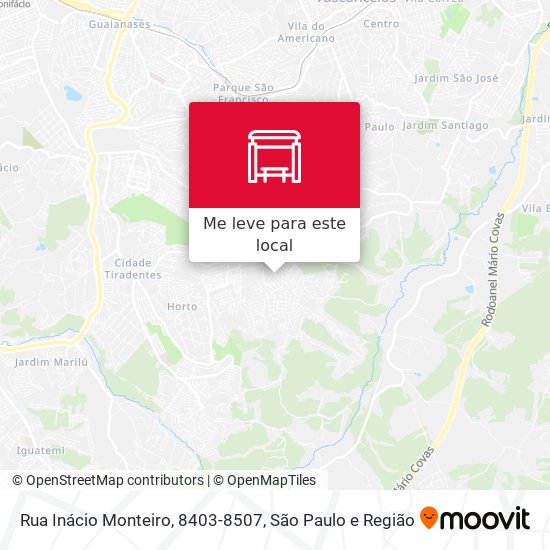 Rua Inácio Monteiro, 8403-8507 mapa