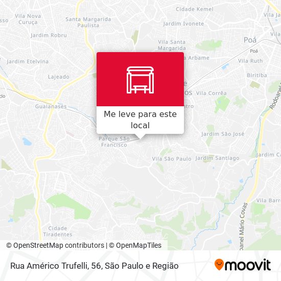 Rua Américo Trufelli, 56 mapa