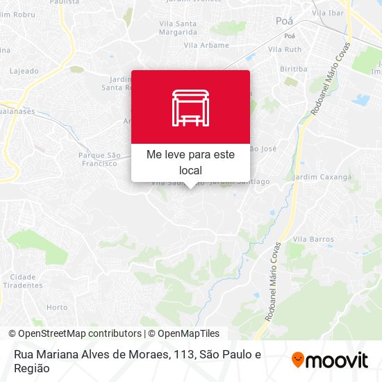 Rua Mariana Alves de Moraes, 113 mapa