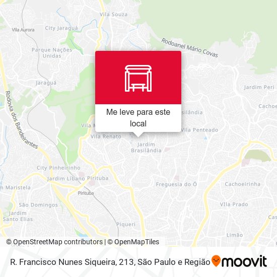 R. Francisco Nunes Siqueira, 213 mapa