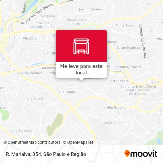 R. Marialva, 354 mapa