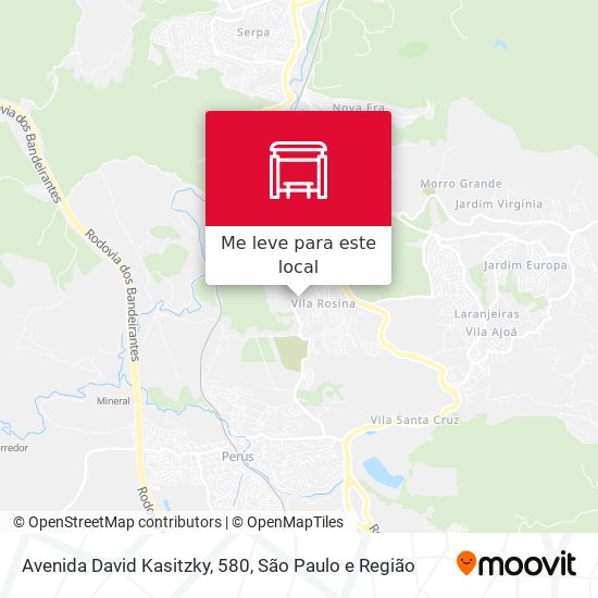 Avenida David Kasitzky, 580 mapa