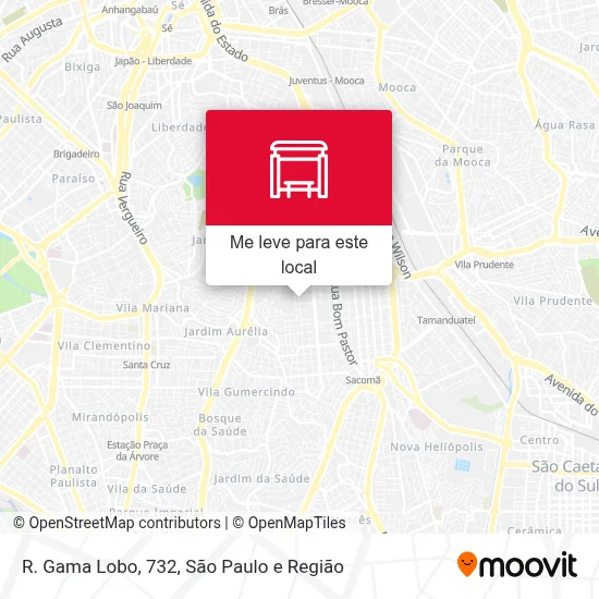 R. Gama Lobo, 732 mapa