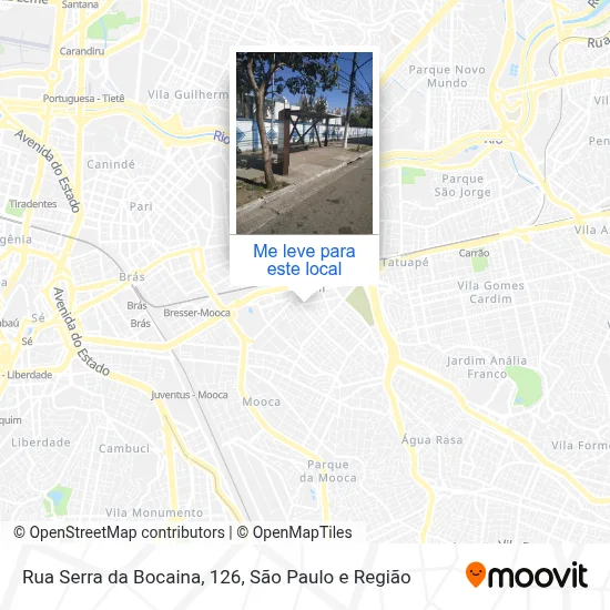 Rua Serra da Bocaina, 126 mapa