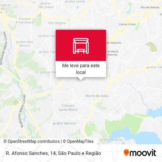 R. Afonso Sanches, 14 mapa