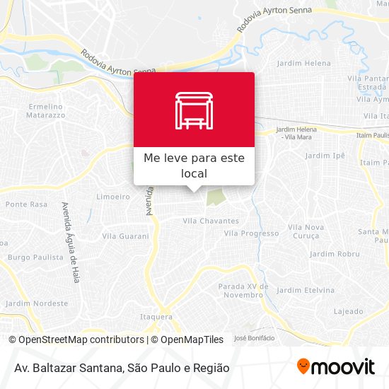 Av. Baltazar Santana mapa