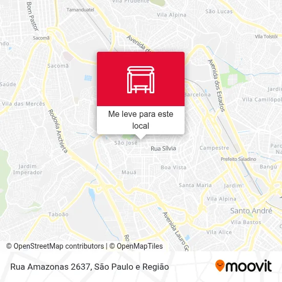 Rua Amazonas 2637 mapa