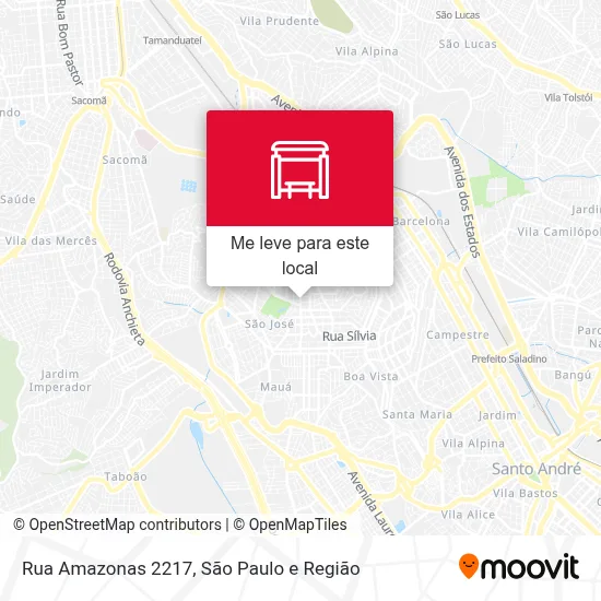 Rua Amazonas 2217 mapa