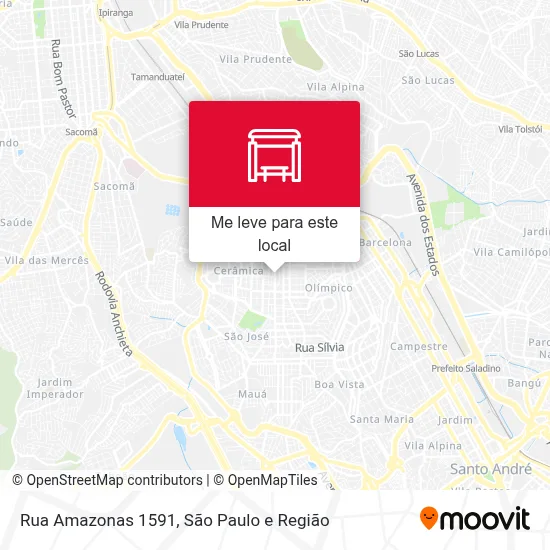 Rua Amazonas 1591 mapa