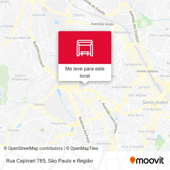 Rua Capivari 785 mapa