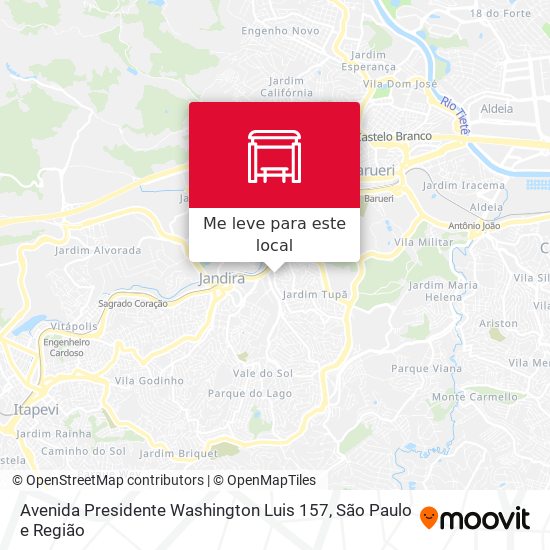 Avenida Presidente Washington Luis 157 mapa