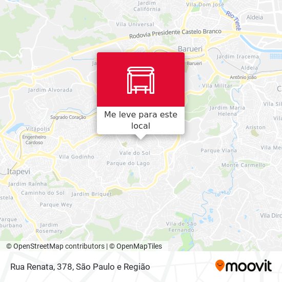Rua Renata, 378 mapa
