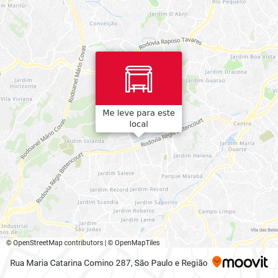 Rua Maria Catarina Comino 287 mapa