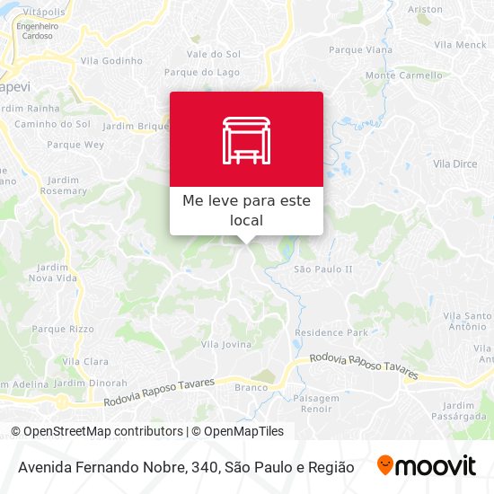 Avenida Fernando Nobre, 340 mapa