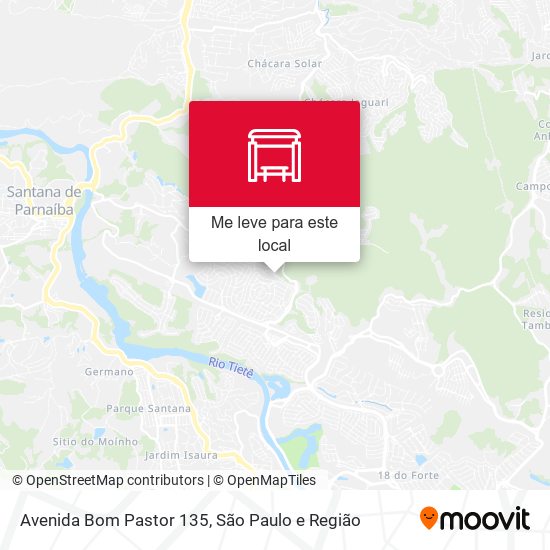 Avenida Bom Pastor 135 mapa