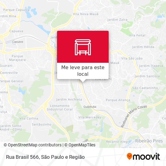 Rua Brasil 566 mapa