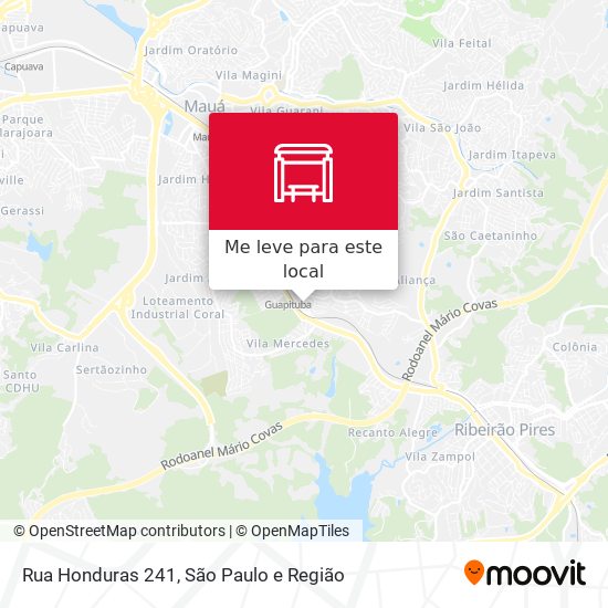 Rua Honduras 241 mapa