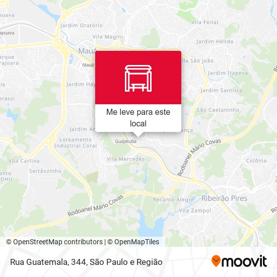 Rua Guatemala, 344 mapa