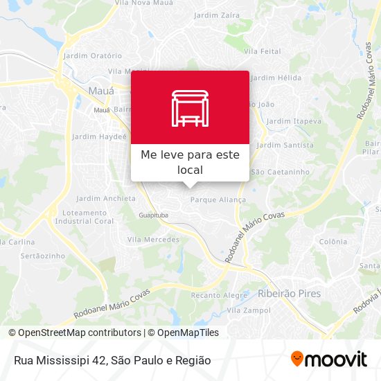 Rua Mississipi 42 mapa