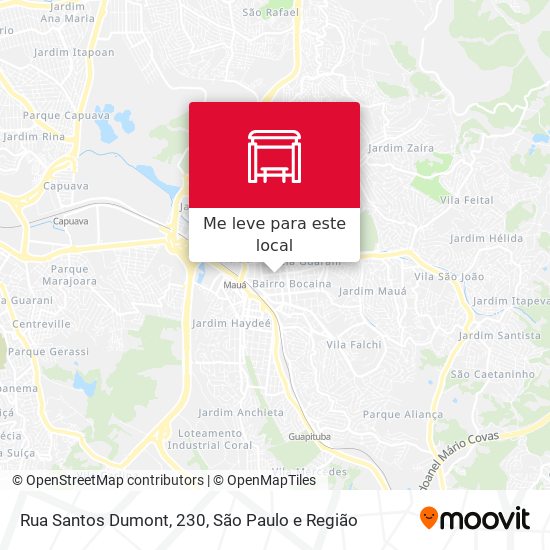 Rua Santos Dumont, 230 mapa