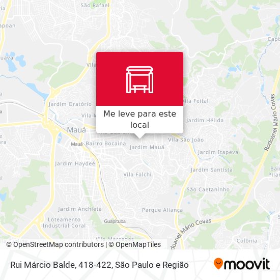 Rui Márcio Balde, 418-422 mapa