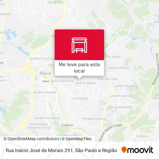 Rua Inácio José de Morais 291 mapa