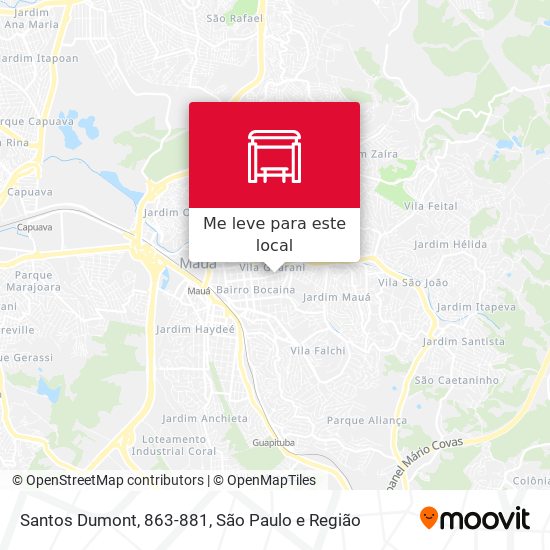 Santos Dumont, 863-881 mapa