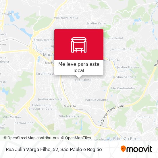 Rua Julin Varga Filho, 52 mapa