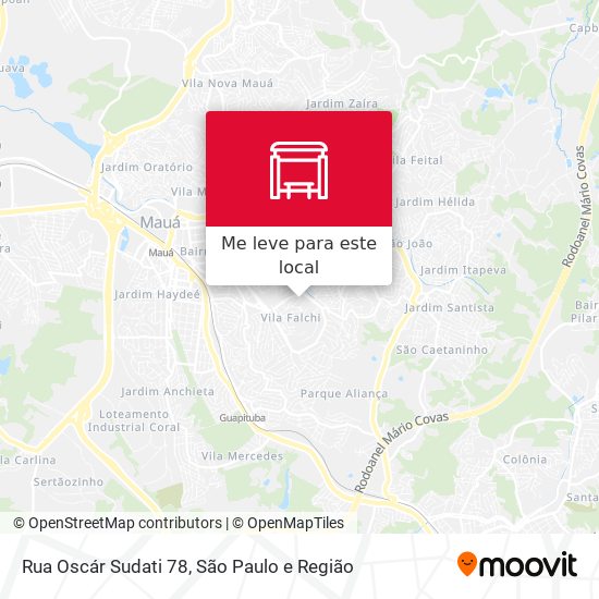 Rua Oscár Sudati 78 mapa