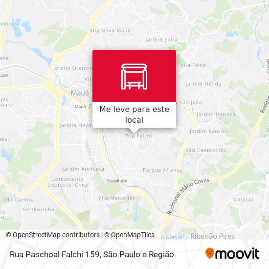Rua Paschoal Falchi 159 mapa