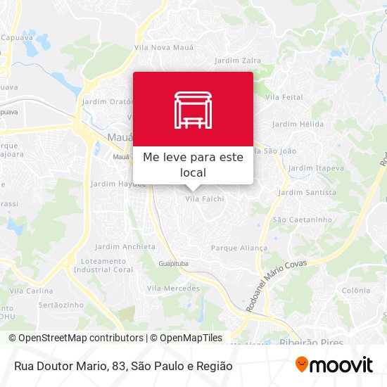 Rua Doutor Mario, 83 mapa