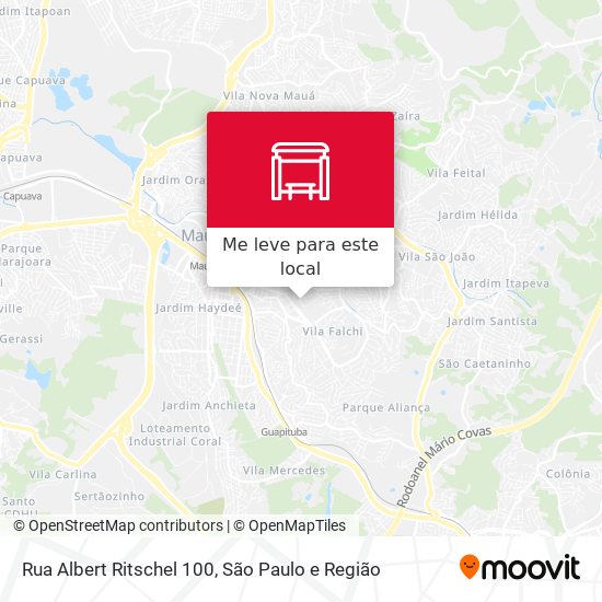 Rua Albert Ritschel 100 mapa