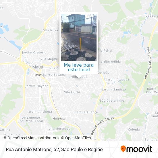 Rua Antônio Matrone, 62 mapa