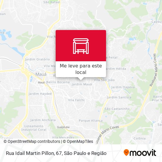 Rua Idail Martin Pillon, 67 mapa