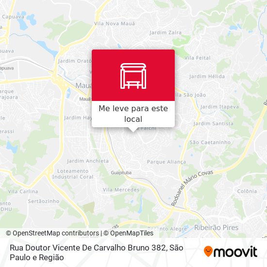 Rua Doutor Vicente De Carvalho Bruno 382 mapa