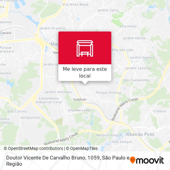 Doutor Vicente De Carvalho Bruno, 1059 mapa