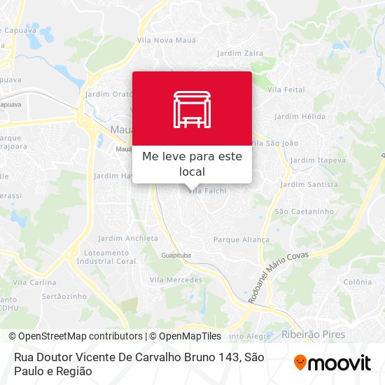 Rua Doutor Vicente De Carvalho Bruno 143 mapa
