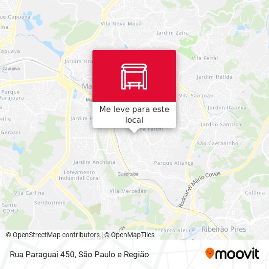 Rua Paraguai 450 mapa