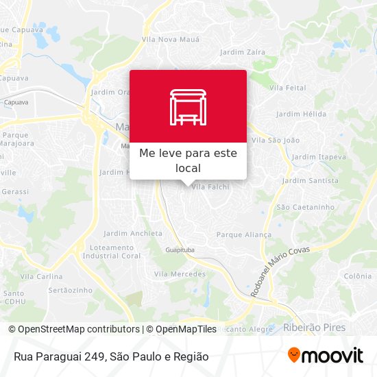 Rua Paraguai 249 mapa