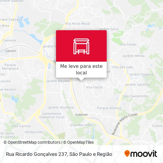 Rua Ricardo Gonçalves 237 mapa