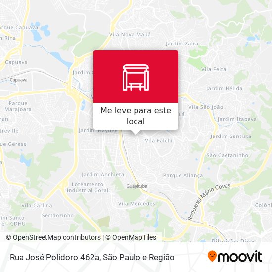 Rua José Polidoro 462a mapa