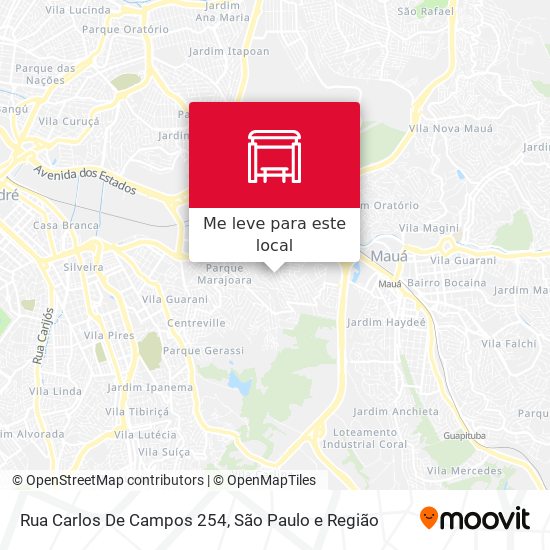 Rua Carlos De Campos 254 mapa